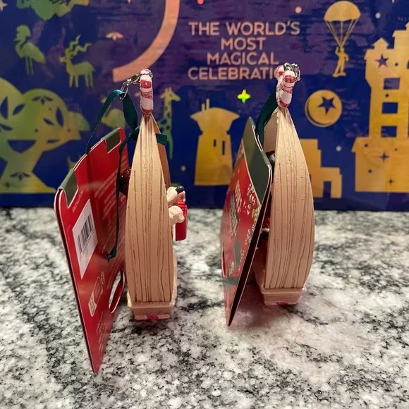 Disney Sketchbook Mickey Cheer and Minnie Joy New Ornaments
